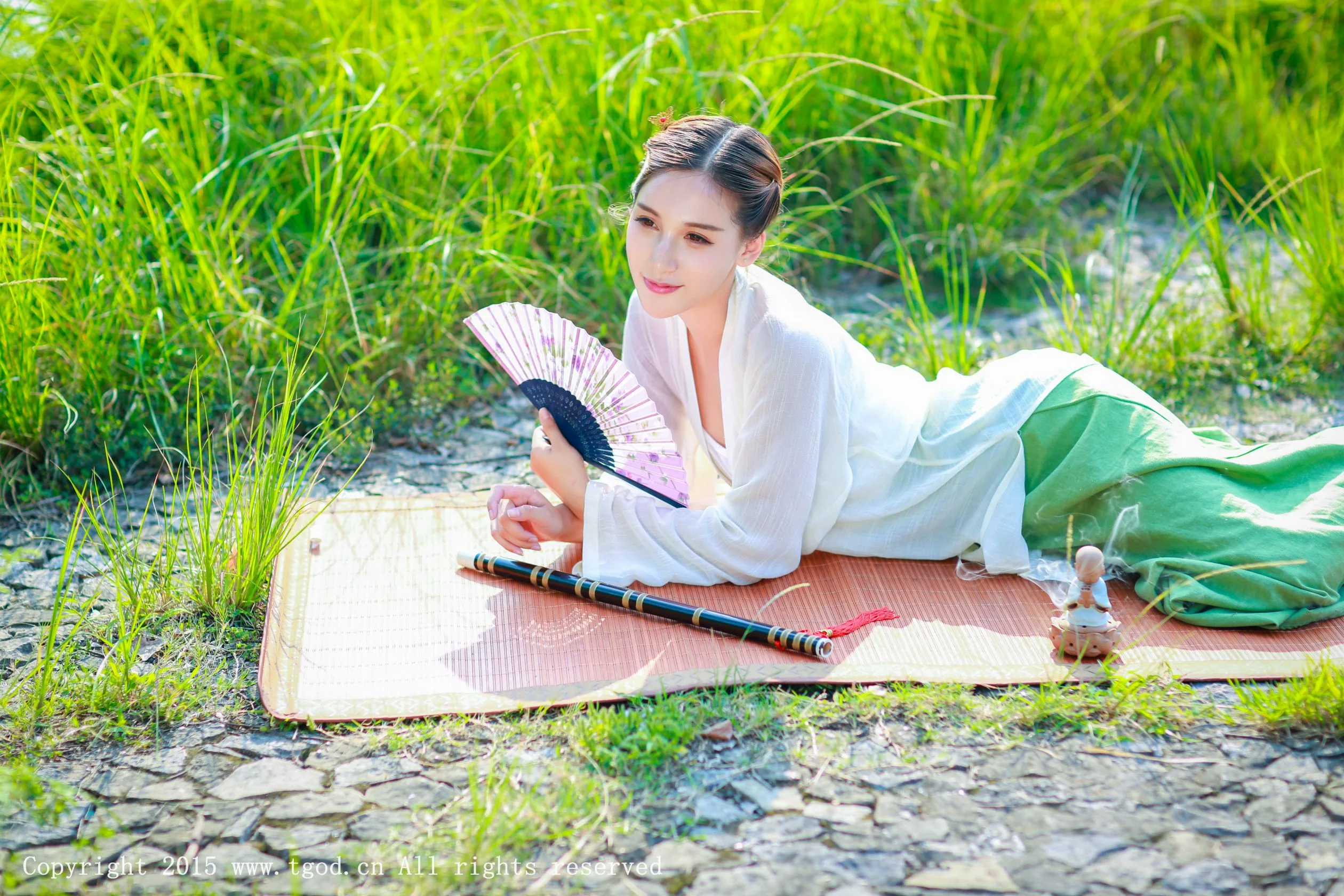 [TGOD đề cử Nữ thần] Nữ thần băng giá - Vẻ đẹp tươi tắn và cổ điển trong bộ ảnh Hanfu - 34