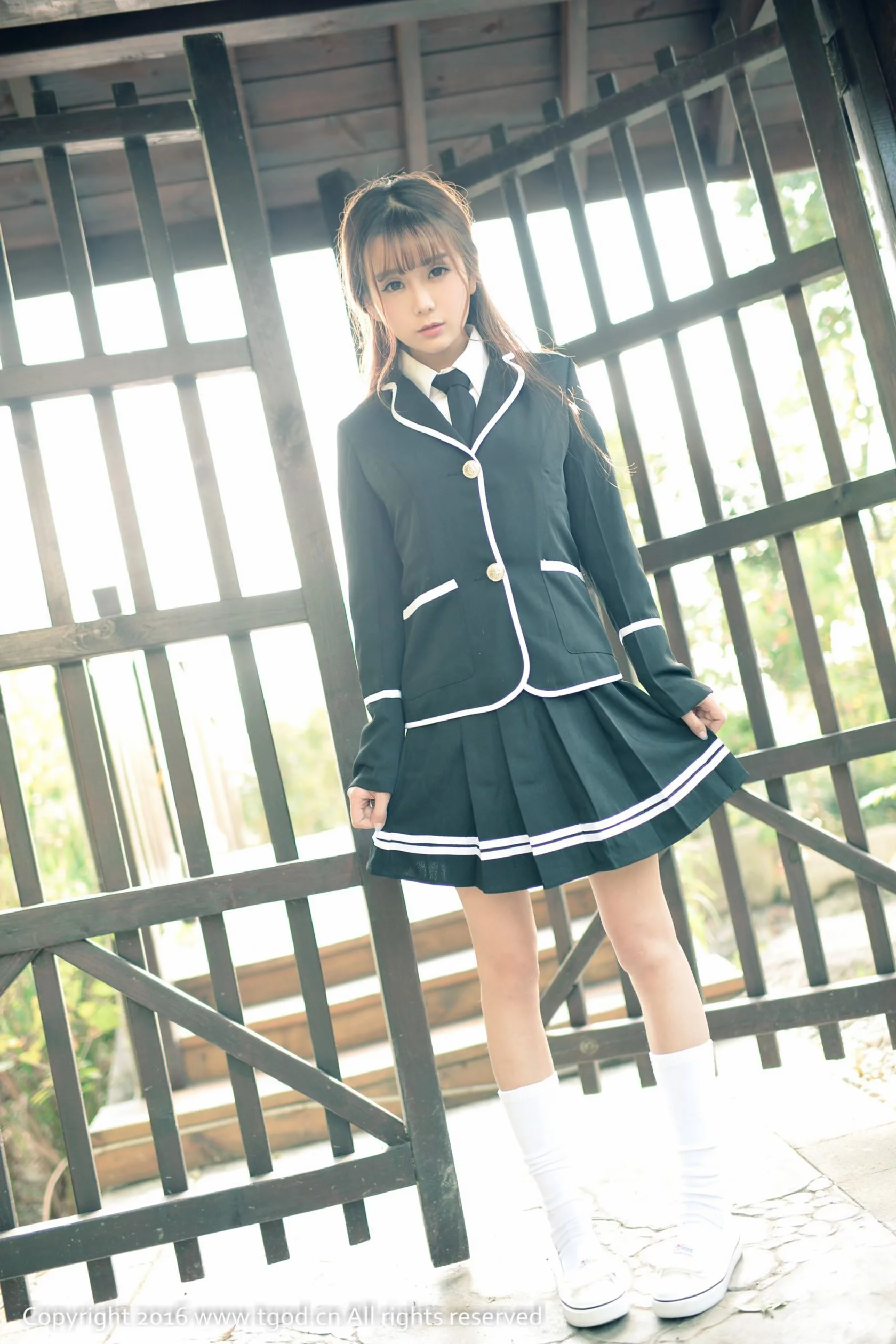 [TGOD giới thiệu Nữ thần] Bộ ảnh tươi tắn và tự nhiên của Nữ hoàng Lolita Xiao Jiu Vin - 5