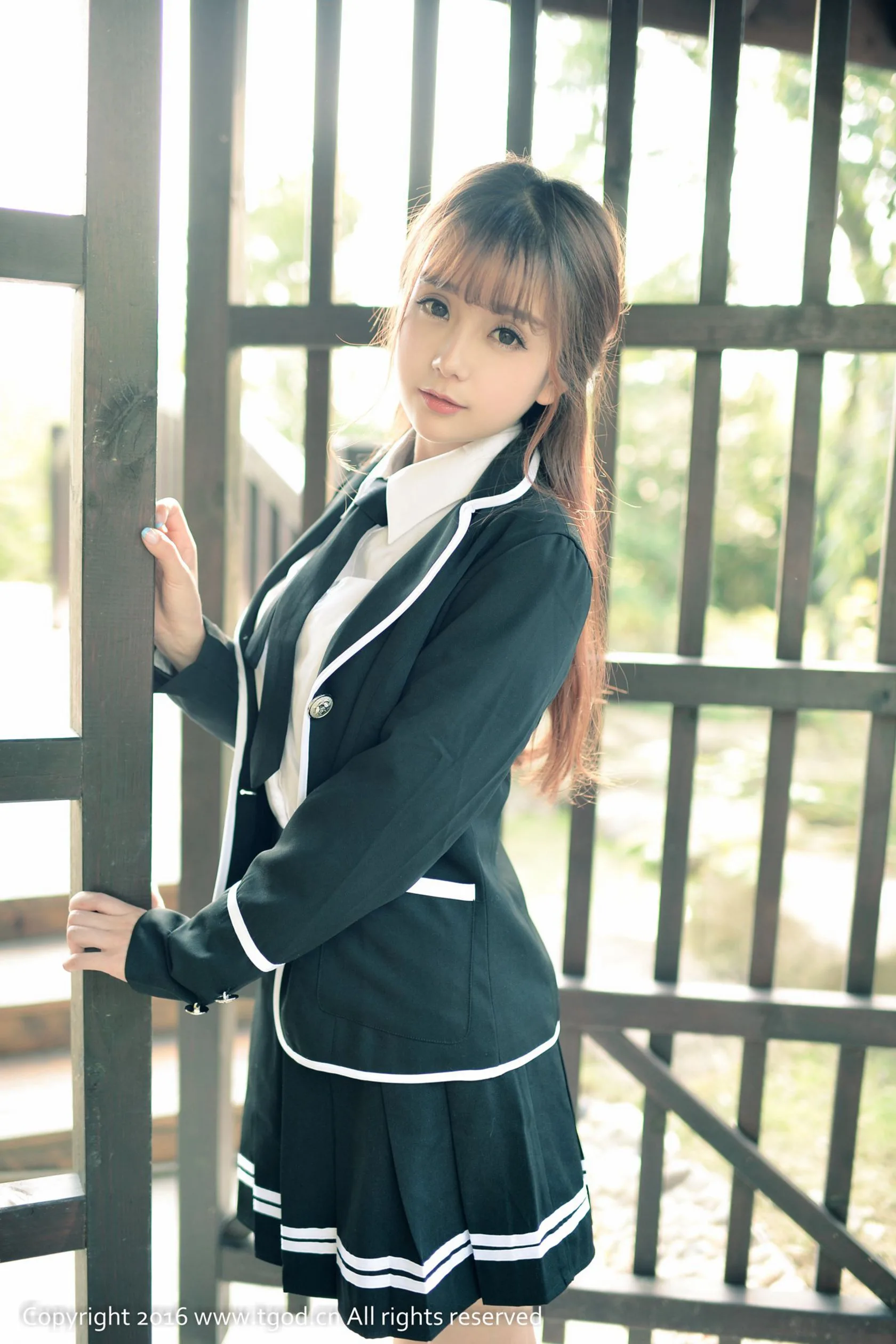 [TGOD giới thiệu Nữ thần] Bộ ảnh tươi tắn và tự nhiên của Nữ hoàng Lolita Xiao Jiu Vin - 1